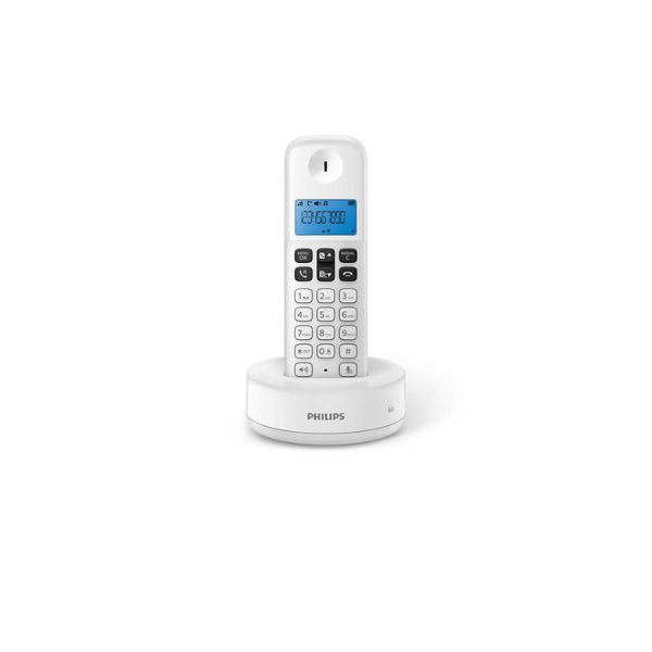 Picture of Philips D1611W cordless phone - speakerphone - White