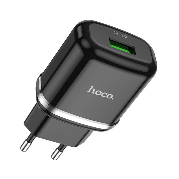Εικόνα της Hoco Φορτιστής Τοίχου 18W N3 - Μαύρο 