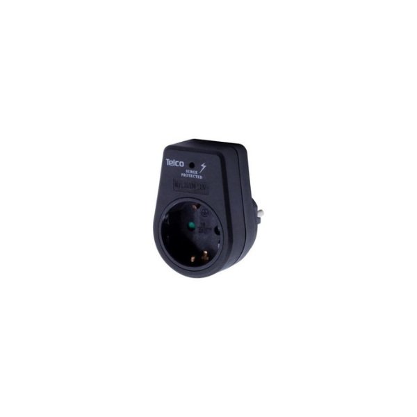 Picture of Safety socket Telco KF-GZBD-01/01 Schuko - Black 
