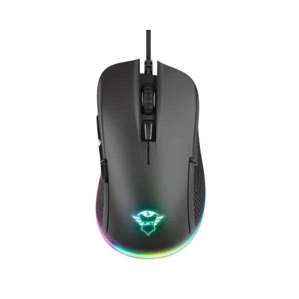 Picture of Trust Wired Gaming Mouse Ybar 7200dpi RGB GXT 922 - Black 