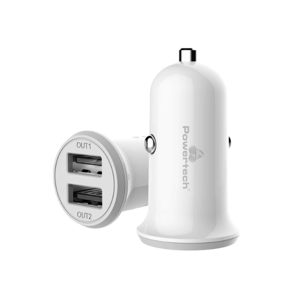 Picture of Powertech Car Charger 17W PT-714 - White 