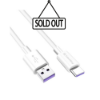 Picture of Colorway USB A to Type-C 5A cable 1m - White 