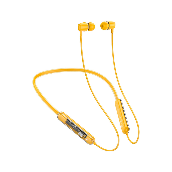 Picture of HOCO Wireless Bluetooth 5.3 Earphones with magnet ES65 - Yellow