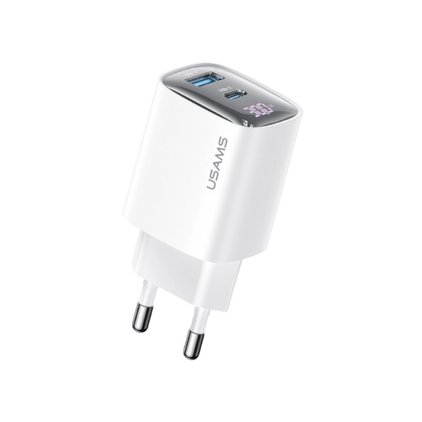 Picture of USAMS Wall Charger GaN 30W XC series CC229 - White