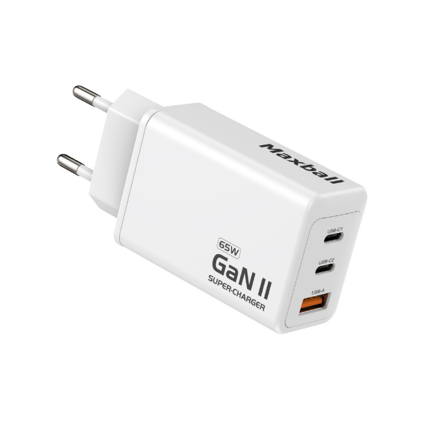 Picture of Maxball Wall Charger GaN II 65W T826 - White