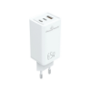 Picture of Powertech Wall Charger GaN 65W PT-1094 - White