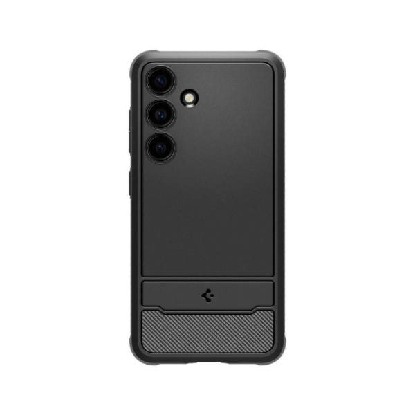 Picture of Spigen Silicone Case Samsung Galaxy S24 5G Rugged Armor - Black Matte