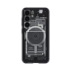 Picture of Spigen Silicone Case Samsung Galaxy S24 5G Ultra Hybrid OneTap Metal Ring MagFit - Black Matte