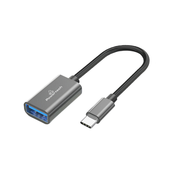 Picture of Powertech USB A to USB Type-C Adapter PTR-0146 - Grey