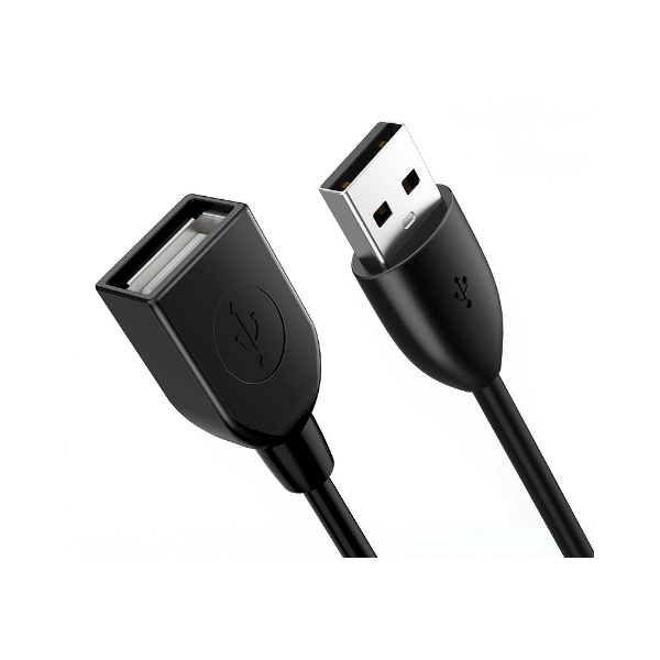 Picture of Cabletime USB A to USB A Extension Cable 1m CT-AMAF2 - Black 