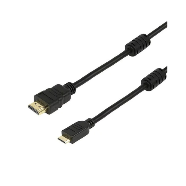 Picture of Powertech HDMI 1.4 to HDMI Mini Cable 3m CAB-H012 - Black