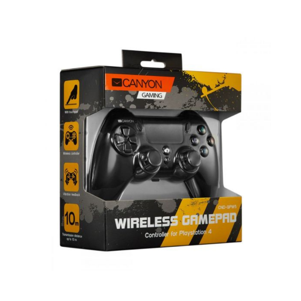 Picture of  Canyon Gamepad Wireless with Built-in Touchpad GPW5  - Black