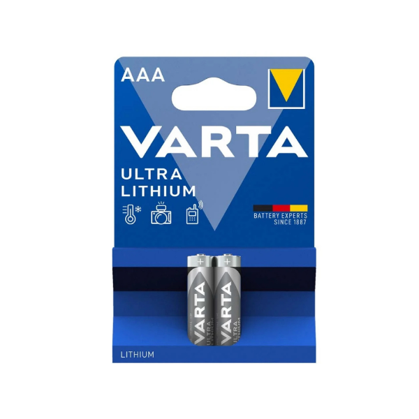 Εικόνα της Varta Μπαταρίες AAA 1.5V Ultra Lithium - 2τμχ 