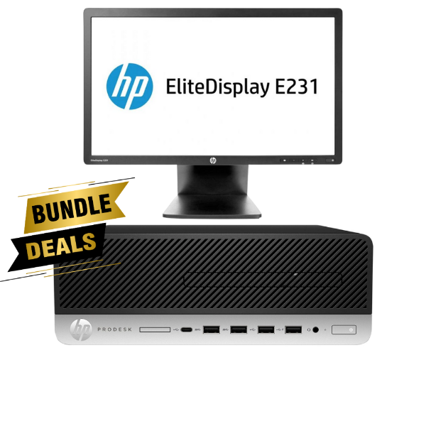 Εικόνα της Refurbished - Combo Σετ HP Prodesk 600 G3 SFF + Οθόνη HP 23"