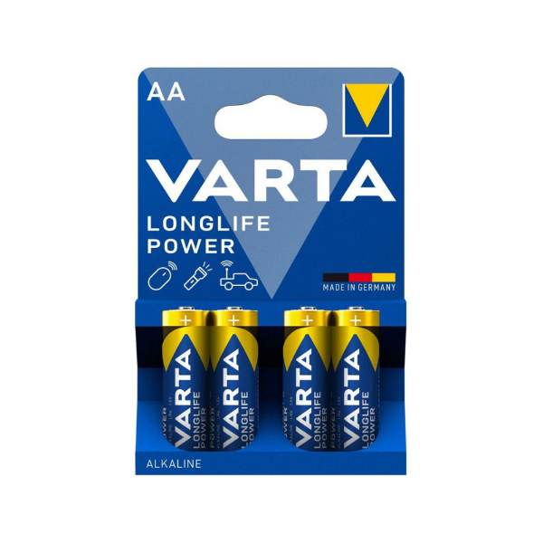 Picture of Varta Batteries AA 1.5V Longlife Power - 4pcs
