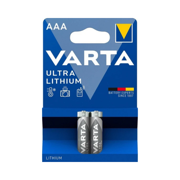 Εικόνα της Varta Μπαταρία AAA 1.5V Ultra Lithium - 2τμχ