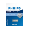 Εικόνα της Philips Moon 32GB USB 2.0 Aluminium Flash Drive - Ασημί