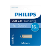 Εικόνα της Philips Moon 16GB USB 2.0 Aluminium Flash Drive - Ασημί