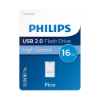 Εικόνα της Philips Pico 16GB USB 2.0 Flash Drive - Λευκό