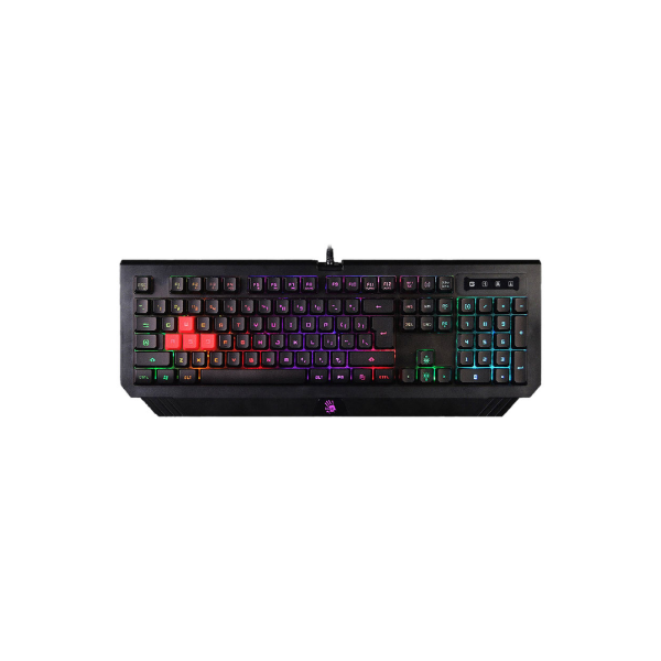Εικόνα της Bloody B120N Ενσύρματο Gaming Πληκτρολόγιο RGB Multimedia Αδιάβροχο 1.8m - Μαύρο