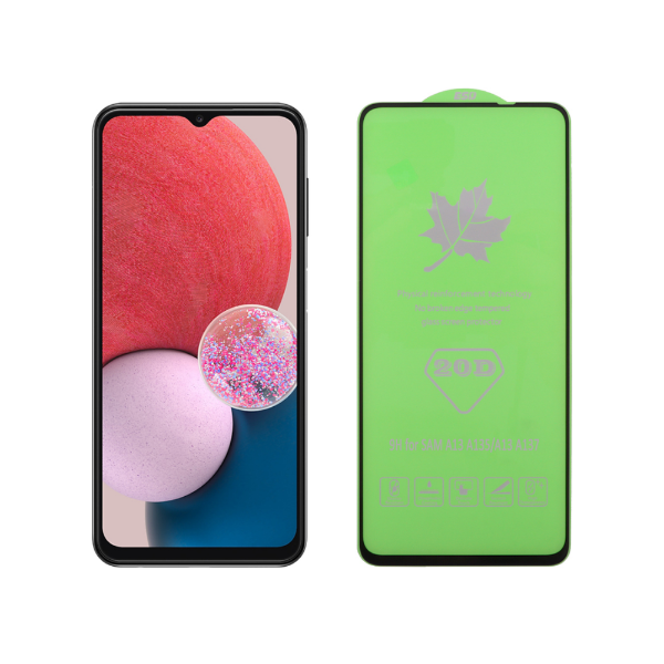 Picture of Idol 1991 Tempered Glass Samsung Galaxy A13 A135 / A137 Titanium Semi Curved Full Glue - Μαύρο