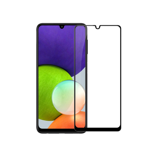 Picture of Powertech Tempered Glass Samsung Galaxy A22 5D Full Glue - Black