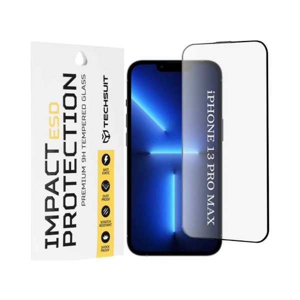 Εικόνα της Techsuit Tempered 11D Glass iPhone 13 Pro Max / 14 plus 6.7" 9H 030mm - Μαύρο