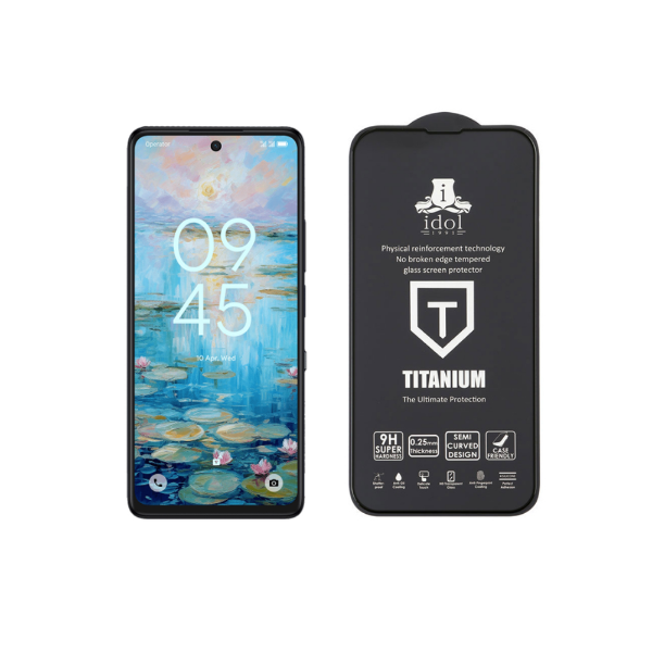 Εικόνα της Idol 1991 Tempered Glass TCL 50 Nxtpaper Titanium Semi Curved - Μαύρο
