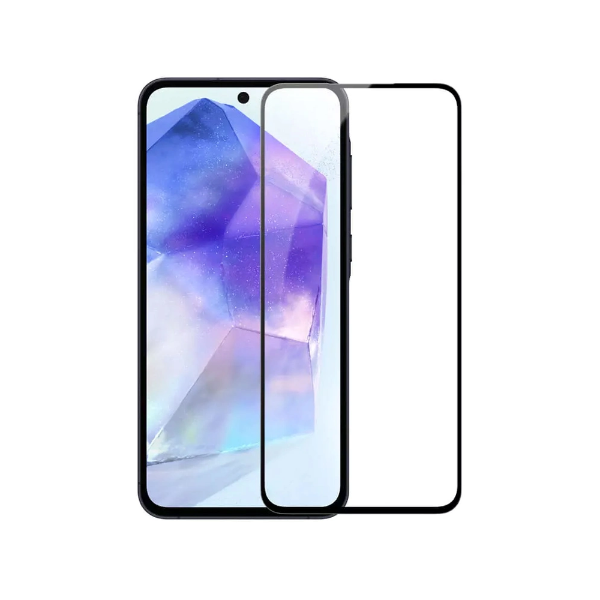 Picture of Powertech Tempered Glass Samsung Galaxy A55 5D Full Glue - Black