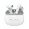 Εικόνα της Powertech PT-1432 Ασύρματα Ακουστικά TWS Bluetooth 5.4 με Θήκη Φόρτισης - Λευκό